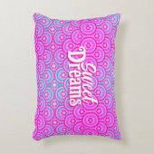 ピンクとブルーのオンブレ スウィートドリームス アクセントクッション (正面(垂直))