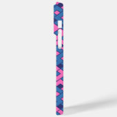 ピンクとブルーのキュービスト Case-Mate iPhoneケース (裏面 / 左)