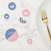 ピンクとブルーのクラウン性別を明らかにするパーティー コンフェッティ (グループ)