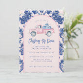 ピンクとブルーのクリスマストイドライブ 招待状 (スタンド正面)