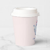 ピンクとブルーのグランドミレニアルティーパーティー 紙コップ (右)