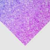 ピンクとブルーのグリッター白い火花 薄葉紙 (詳細)