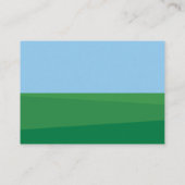 ピンクとブルーのゴルフ 性別発表 書籍リクエスト エンクロージャーカード (裏面)