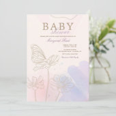 ピンクとブルーのシャワー 招待状 (スタンド正面)