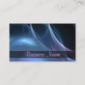 ピンクとブルーのシルキーストリーク 名刺 (正面)
