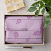 ピンクとブルーのシ航海のリーズデザイン14 薄葉紙 (ギフト)