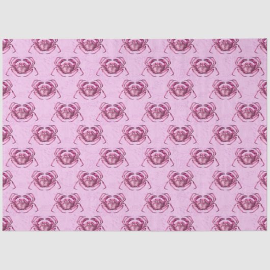 ピンクとブルーのシ航海のリーズデザイン2 薄葉紙 (正面)