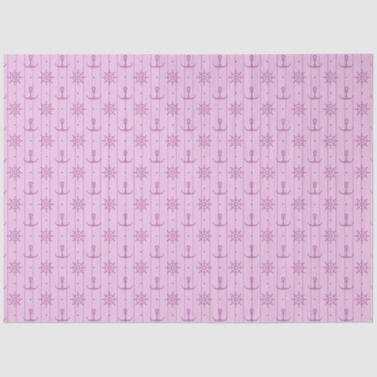 ピンクとブルーのシ航海のリーズデザイン4 薄葉紙 (正面)