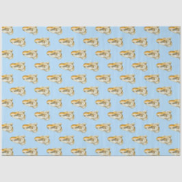 ピンクとブルーのシ航海のリーズデザイン8 薄葉紙