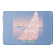 ピンクとブルーのセイル遠くに