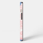 ピンクとブルーのセイル遠くに iPhoneケース (左側面)