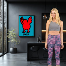 ピンクとブルーのデニムパッチワークとロカスタムゴ