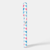 ピンクとブルーのハートバレンタイン Case-Mate iPhoneケース (裏面 / 左)