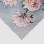 ピンクとブルーのバラ水の色の分離 薄葉紙 (詳細)