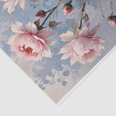 ピンクとブルーのバラ水の色の分離 薄葉紙 (詳細)