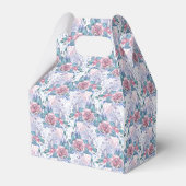 ピンクとブルーのバラ フェイバーボックス (裏面サイド)