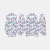 ピンクとブルーのバラ フェイバーボックス (折り畳みなし)