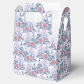 ピンクとブルーのバラ フェイバーボックス (オープン)