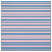 ピンクとブルーのパターンのストライプ ファブリック (見本)