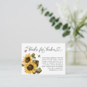 ピンクとブルーのビーブックリクエストのエンクロージャカード エンクロージャーカード (スタンド正面)