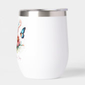 ピンクとブルーのフローラハッピーマザーズデー (左面)