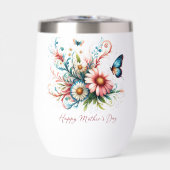 ピンクとブルーのフローラハッピーマザーズデー (正面)