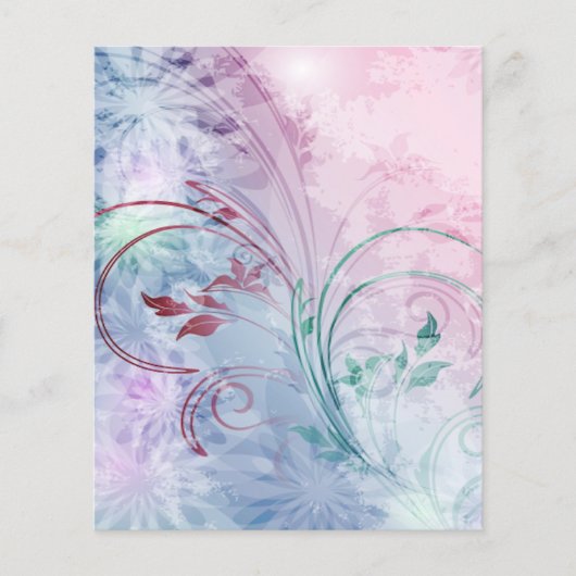 ピンクとブルーのフローラ (正面)