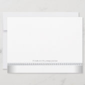 ピンクとブルーの双子の赤ちゃんシャワー 招待状 (裏面)