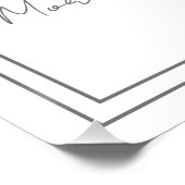 ピンクとブルーの弓のジェンダーが歓迎のサインを明らかにする ポスター (コーナー)