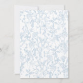 ピンクとブルーの弓ブライダルシャワーの招待状 招待状 (裏面)