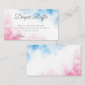 ピンクとブルーの性別がパーティーの少年または少女を明らかにする エンクロージャーカード (正面/裏面)