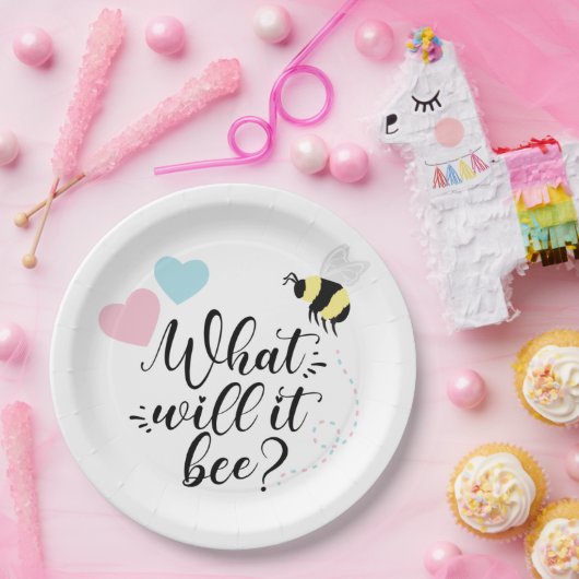 ピンクとブルーの性別が何を明らかにするのか ペーパープレート (パーティー)