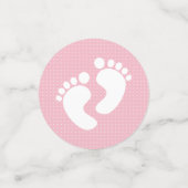 ピンクとブルーの性別を明らかにするパーティー コンフェッティ (スモール正面)