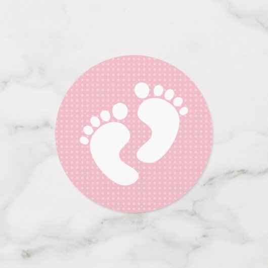 ピンクとブルーの性別を明らかにするパーティー コンフェッティ (スモール正面)