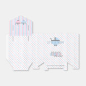 ピンクとブルーの性別リビール – 赤ちゃんシャワー フェイバーボックス (折り畳みなし)