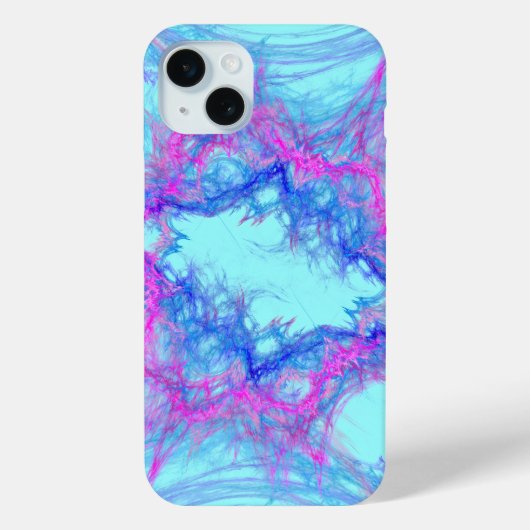 ピンクとブルーの抽象芸術 Case-Mate iPhoneケース (裏面)