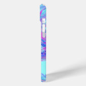 ピンクとブルーの抽象芸術 Case-Mate iPhoneケース (裏面 / 左)