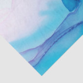 ピンクとブルーの水の色のパッエレガントケージ 薄葉紙 (詳細)