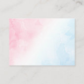 ピンクとブルーの水色のゲームカードの数を推測 エンクロージャーカード (裏面)