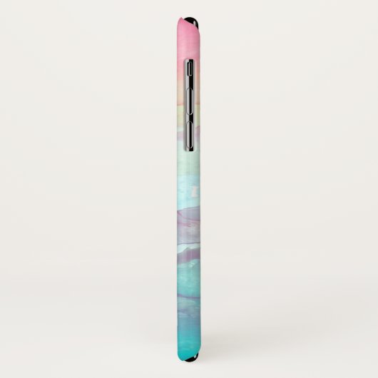 ピンクとブルーの水色マッシュアップiPhone Xケース Case-Mate iPhoneケース (裏面/左)