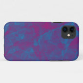 ピンクとブルーの氷のテクスチャーカスタムiphoneケース Case-Mate iPhoneケース (裏面(横))