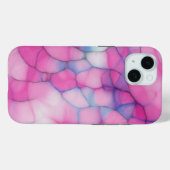 ピンクとブルーの泡 Case-Mate iPhoneケース (裏面 (横))