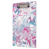 ピンクとブルーの液状アクリル クリップボード (左)