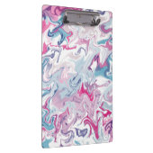 ピンクとブルーの液状アクリル クリップボード (右)