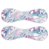 ピンクとブルーの液状アクリル ソフトボール (パネル)