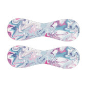 ピンクとブルーの液状アクリル 野球ボール (パネル)