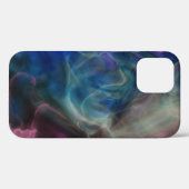 ピンクとブルーの煙抽象芸術 Case-Mate iPhoneケース (裏面 (横))