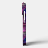 ピンクとブルーの煙抽象芸術 Case-Mate iPhoneケース (裏面 / 左)