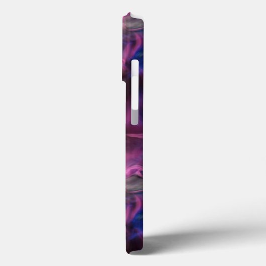 ピンクとブルーの煙抽象芸術 Case-Mate iPhoneケース (裏面 / 左)