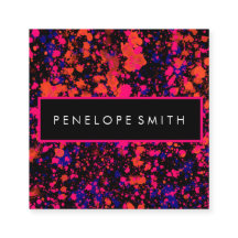 ピンクとブルーの絵を描（ばちゃばちゃ）跳ねる 